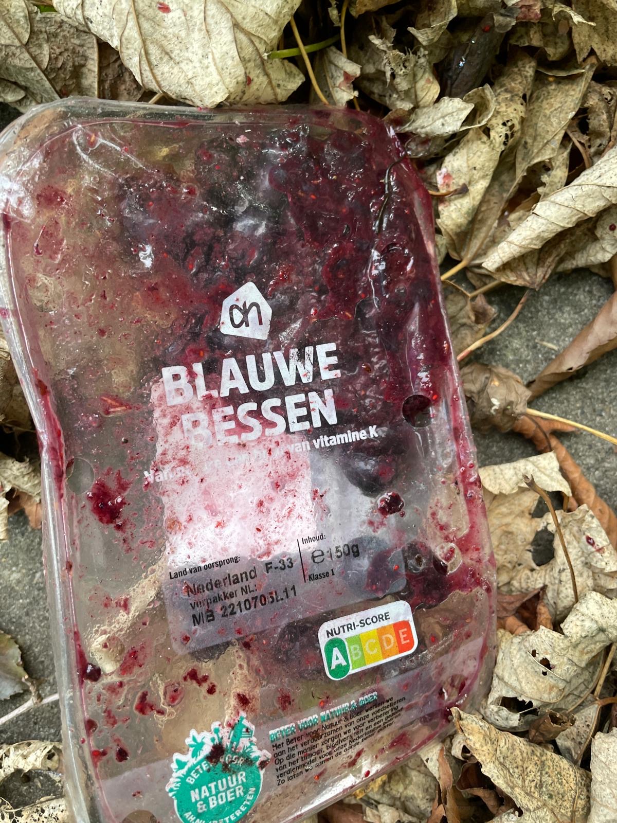 12 blauwe bessen explosie